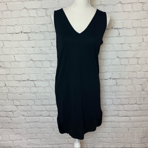 Lanston Black V-neck Tank Dress Small - Picture 1 of 6